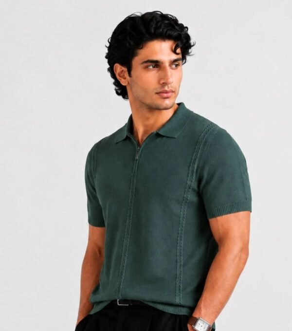 Textured Polo Shirt