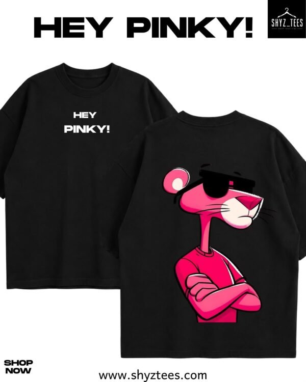 Pink Panther Drop Shoulder Tee